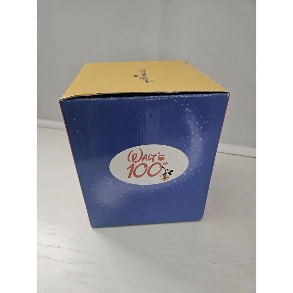 Walt Disney World‎ Walt's 100th Mickey & Minnie Mouse Music Box Snow Globe 2001